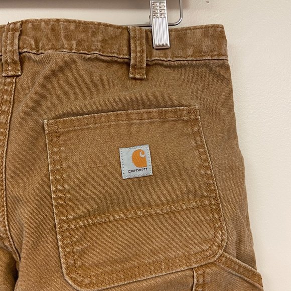 Carhartt Womens 100723 Brown Slim Fit Double Front Work Pants Size 6 Short - Picture 5 of 8